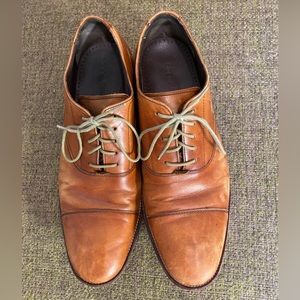 Cole Haan Mens Williams Cap C12337 Brown Leather Lace-up Oxfords Shoes Size 9.5